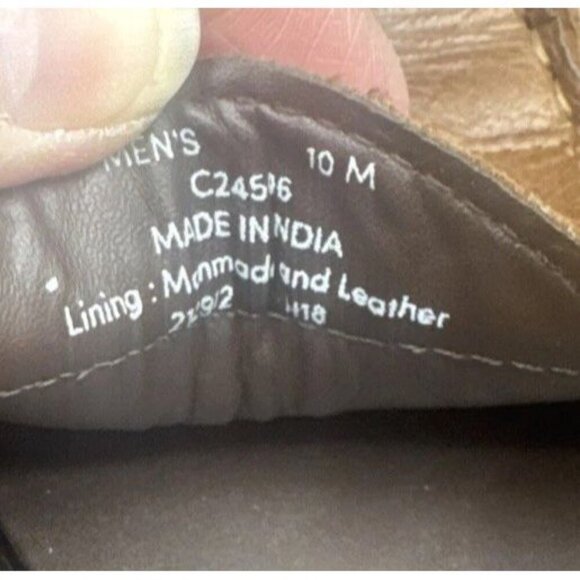 Cole Haan Mens Brown Leather Penny Loafer Slip On Shoe C24506 India Sz 10M - Picture 8 of 13